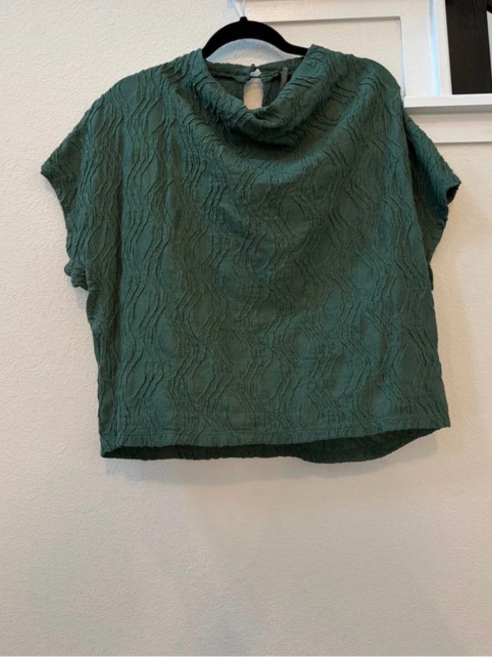 Anthropologie Textured Funnel-Neck Top - Picture 5 of 5